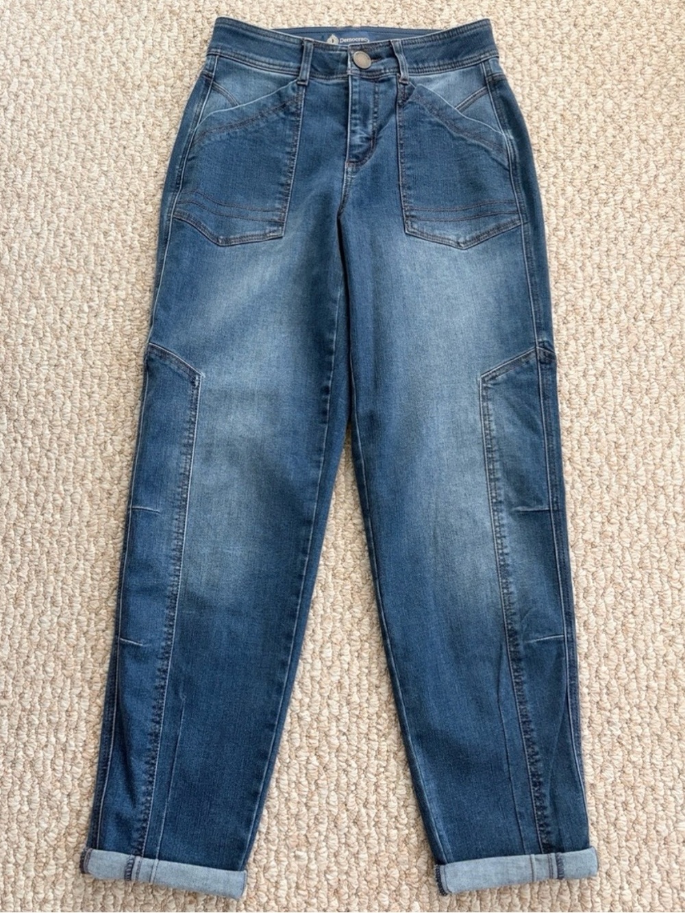 Democracy High Rise Tapered Straight Leg Jean - Picture 5 of 15